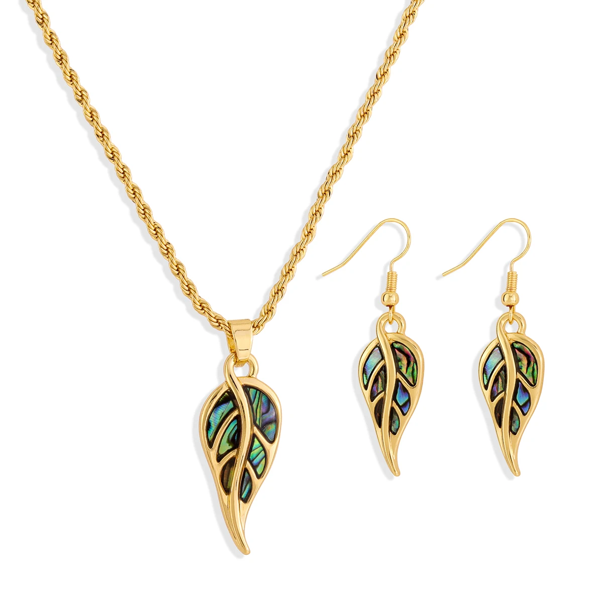 

hawaiian jewelry maile leaf necklace jewelry set green abalone shell jewelry