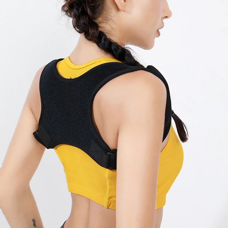 

Hot back posture support lumbar support belt lower back, Black