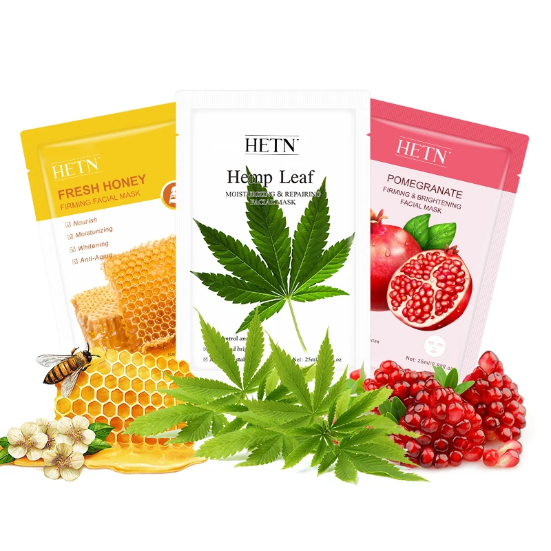 

trinity organic skin care hemp leaf honey and red pomegranate fruit mask vitamin skin care