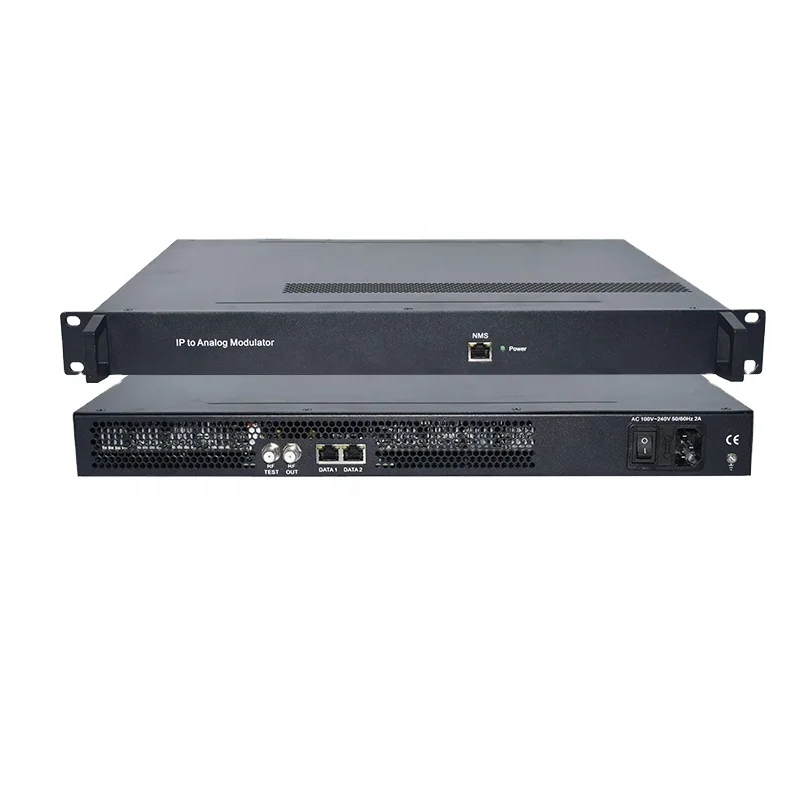 

64*IP input to 32 carrier RF analog modulator with AAC/AC3 audio