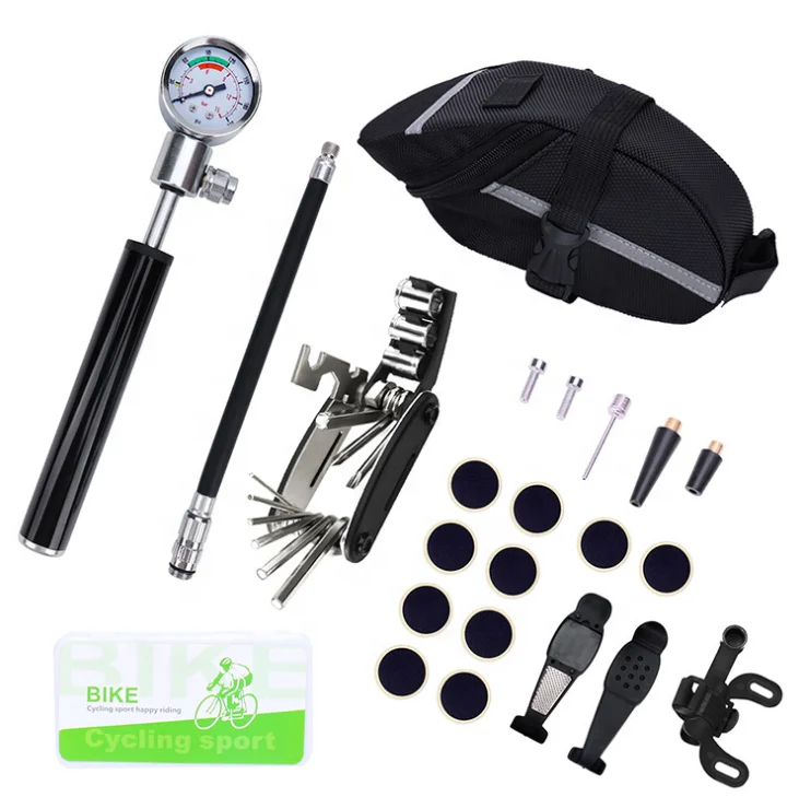 
Bicycle touring bicycle tire repair kit, multi-functional bicycle repair kit for popular models 