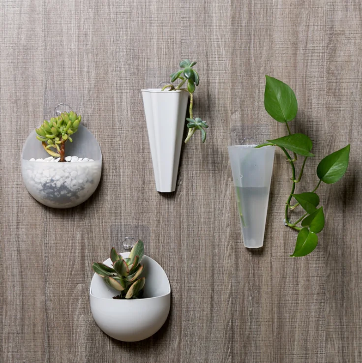 

wholesale Wall-Mounted Stick high quality nice price Wall Flower Pot Small Floret Bottle Vase