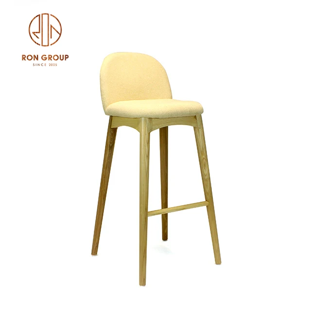 modern restaurant wood bar chair stool