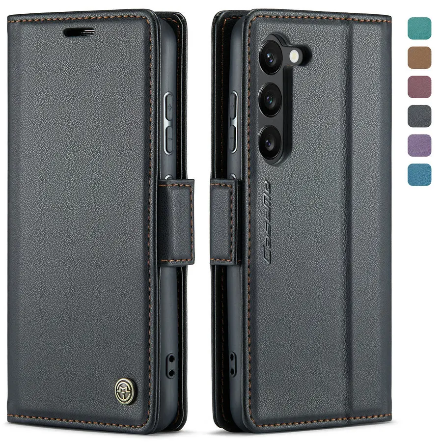 

CaseMe New Announce for Samsung Galaxy S23 Case With RFID Anti-Theft Protector PU Wallet Flip Card Cover for Samsung Galaxy S23