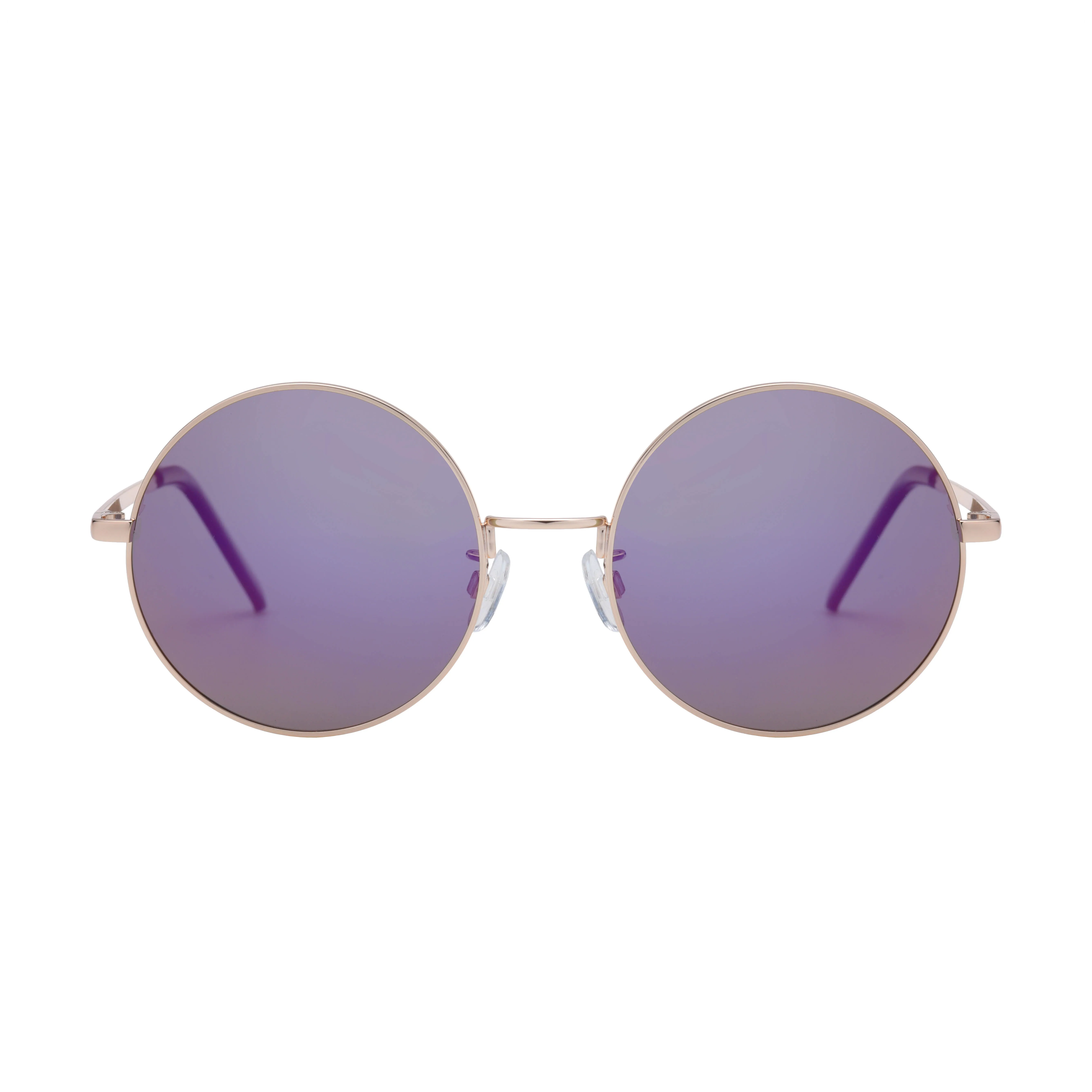 

2021 High quality metal frame sunglasses unisex sunglasses round vintage for unisex