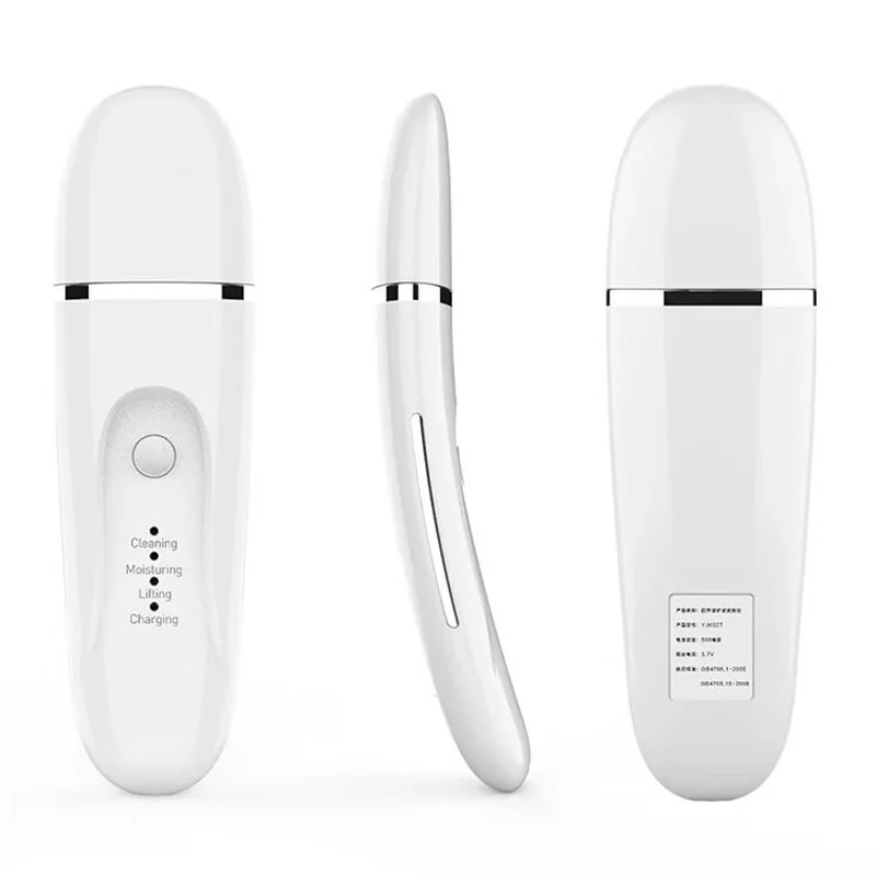 

Personal Beauty Deep Cleanser Pore Litter Ultrasonic Peeling Portable Skin Peeling Portable Skin Scrubber Beauty Machine Peeling, White