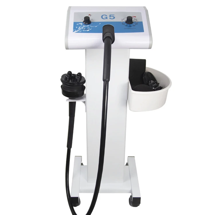 

2021 New product g5 vibration and cellulite slimming massage machine Vibrator 5 Heads G5 Massager Slimming Machine, White