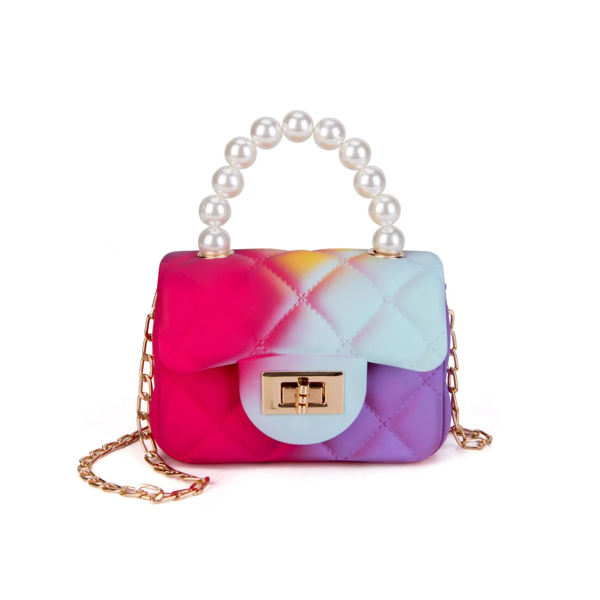 

Sac a main femme designer channel bags woman hand bag mini kids jelly purse and handbags for women, More colors