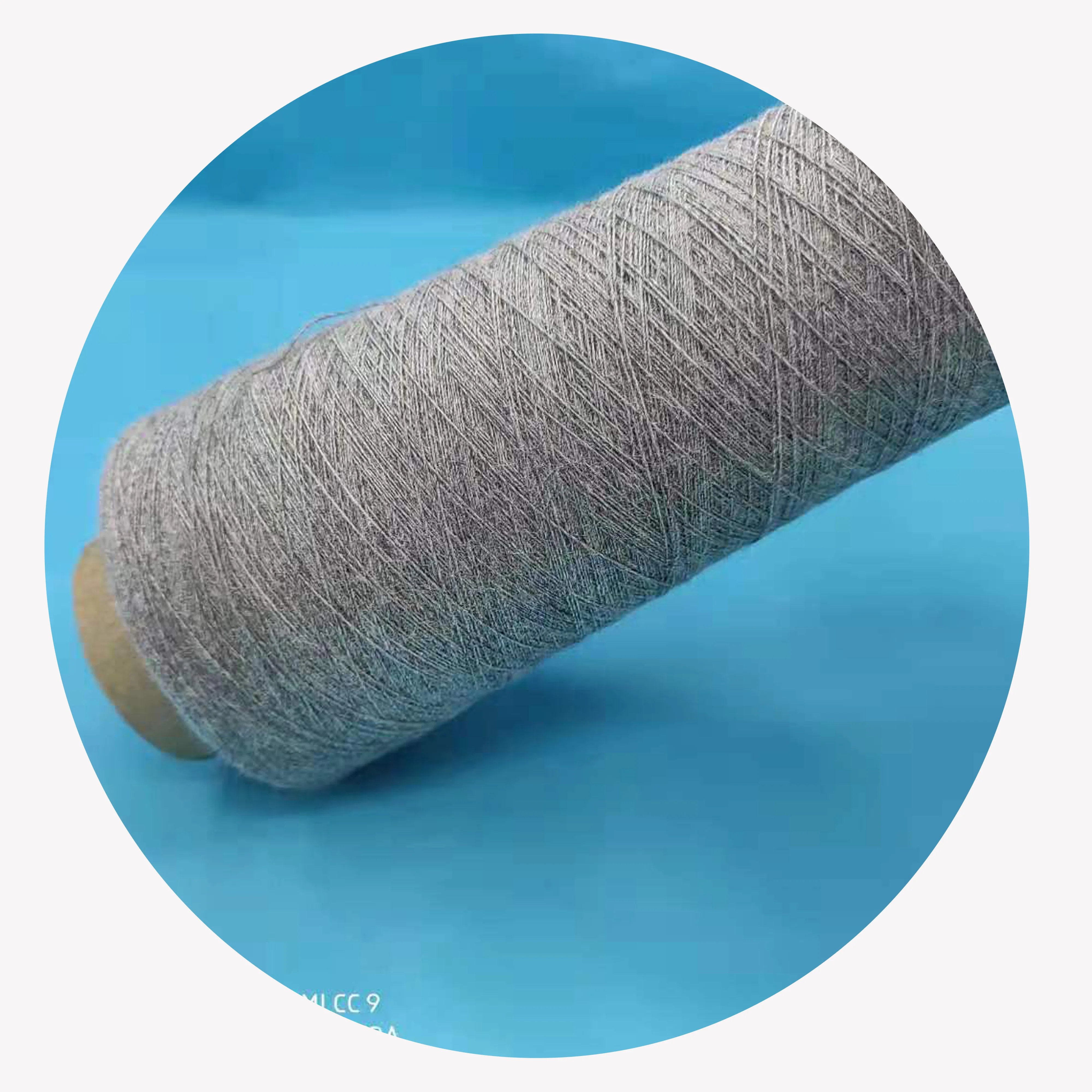 
bamboo charcoal yarn with cotton yarn for weaving for clothers  (1600152596962)