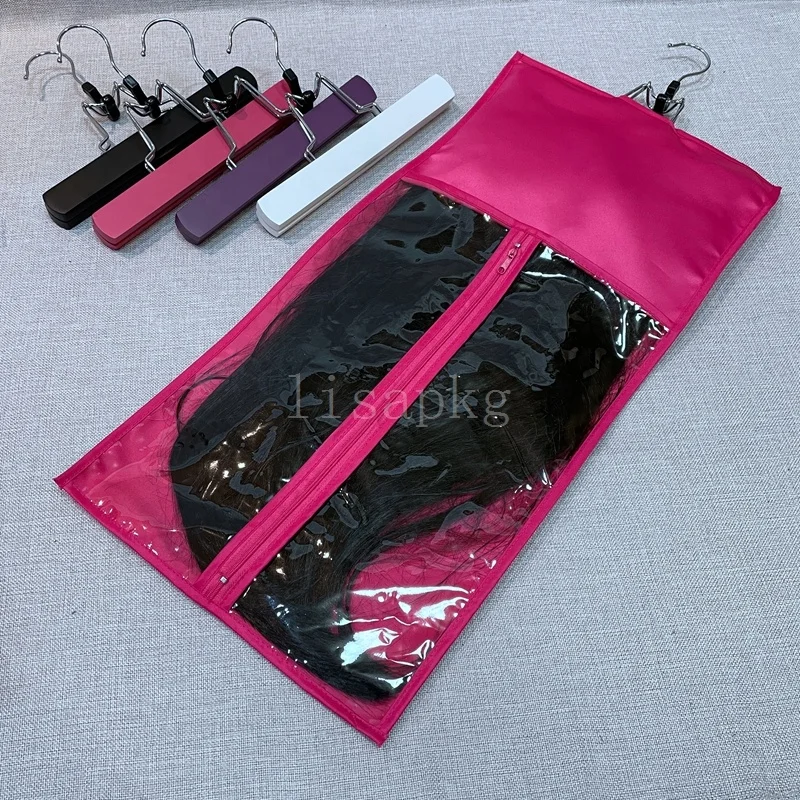 

Custom Hair Storage PVC wig bag with logo