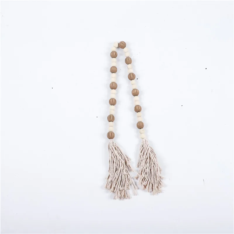 

100% Handmade Indoor Decoration Household Wooden Beads Garland DO IT YOURSELF, Customized color