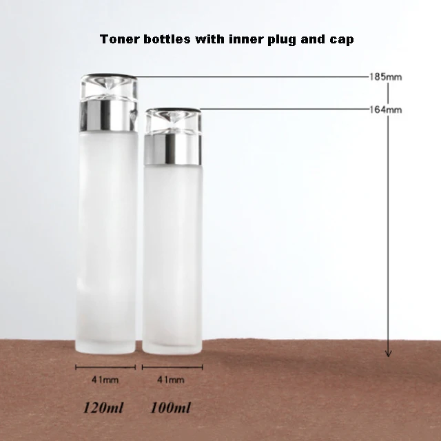 Hengjian Stocked 20ml 30ml 40ml 60ml 80ml 100ml 120ml Frosted Glass Cosmetic Perfume Spray Pump Bottle With Silver Cap