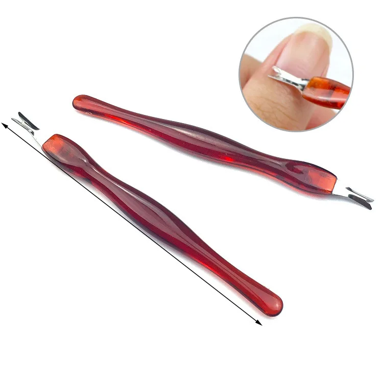 

Stainless Steel Cuticle Pusher Nail Art Fork Manicure Tool For Trim Dead Skin Fork Nipper Pusher Trimmer Cuticle Remover DH9500, Mix