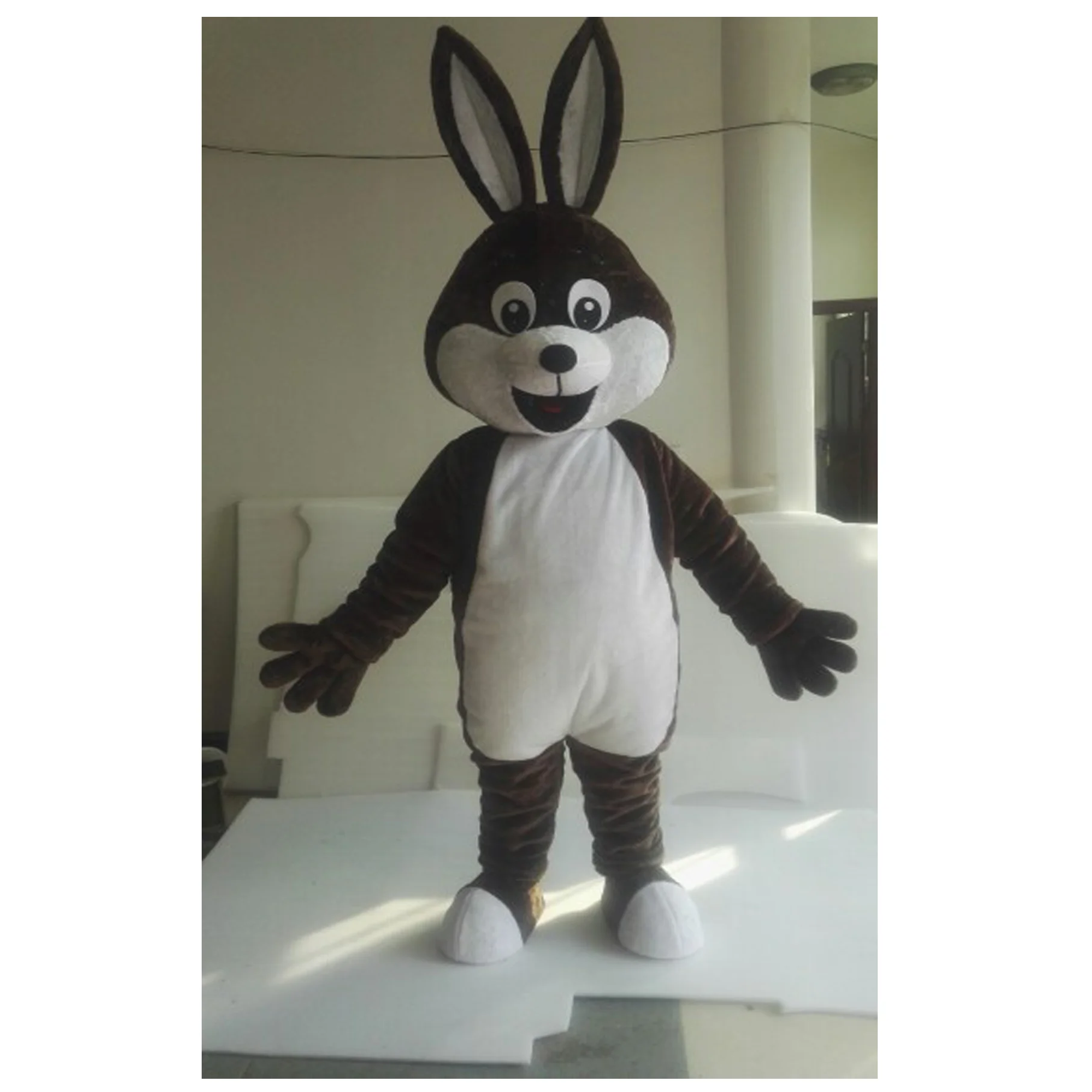 

Free Shipping! Festival Dress Adult Bunny Costume, Plush Easter Rabbit Mascot For Sale