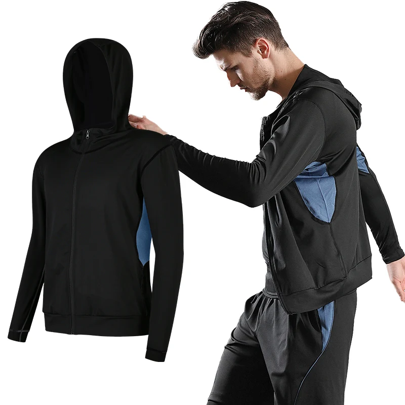 Wholesale Custom Men Fitness Yoga Wear Running Sportswear Gym Sport Hoodies Sweatshirts