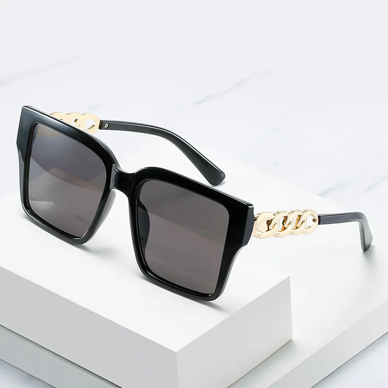 

2021 Square Shades gafas de sol Sun Glasses Lunette Oversized Custom Sunglasses