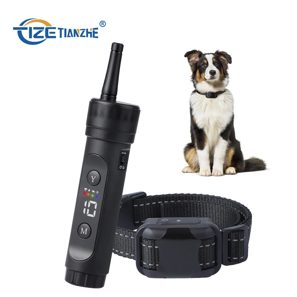 

2021 pet trainning Device products Rechargeable Rainproof Remote Dog Bark Electric Training Collar