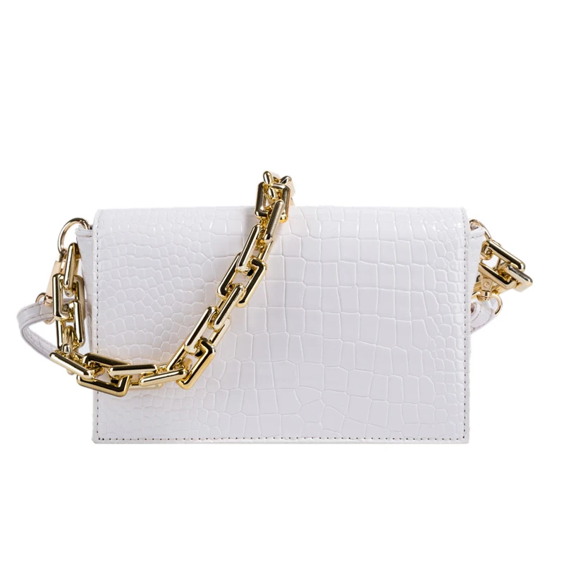 

Stone Pattern Pu Leather Crossbody Bag Chain Designer Luxury Handbags for Women Famous Brands