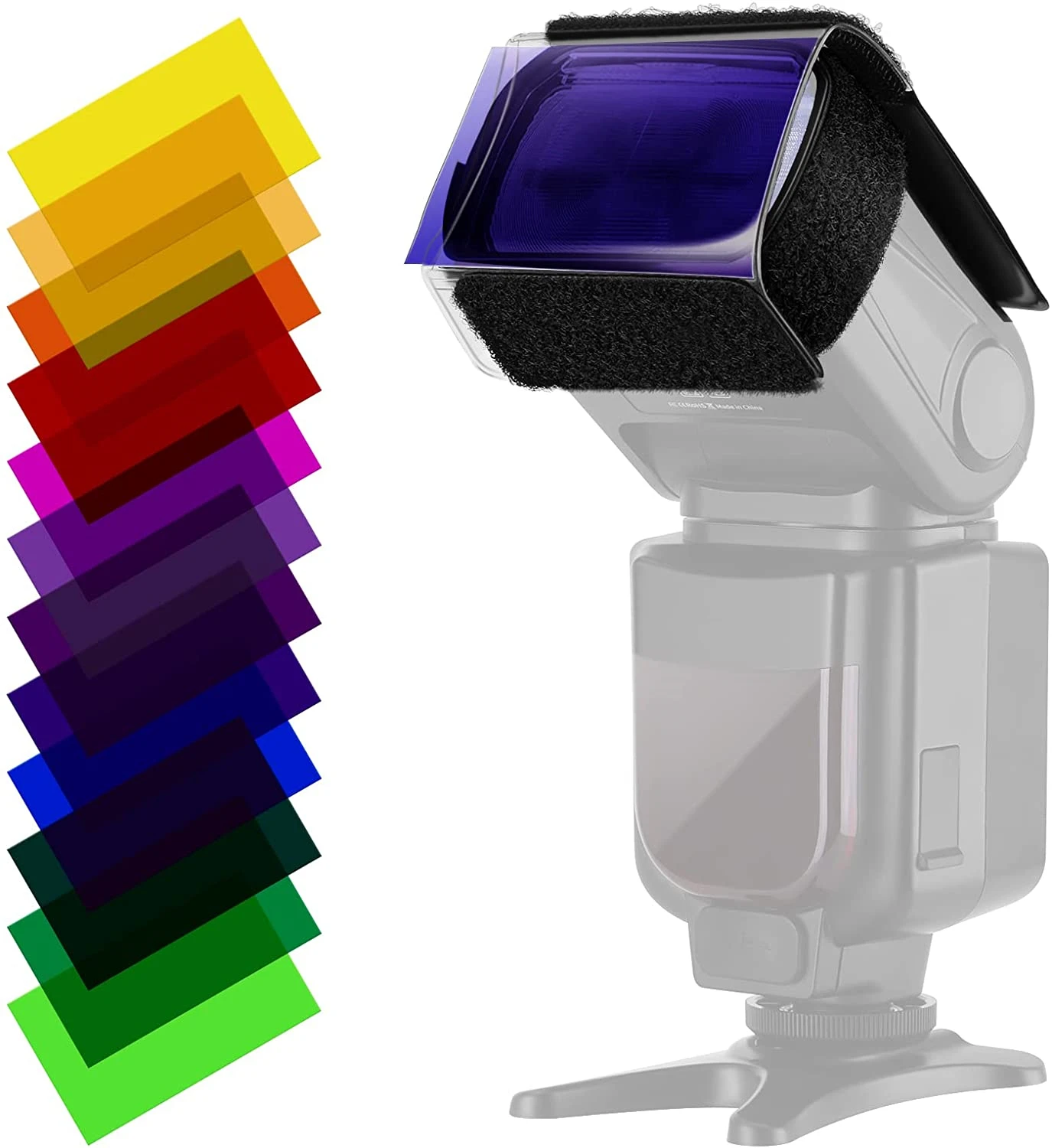 

Universal 12-Color Filter For On-Camera Flash, 12 colors