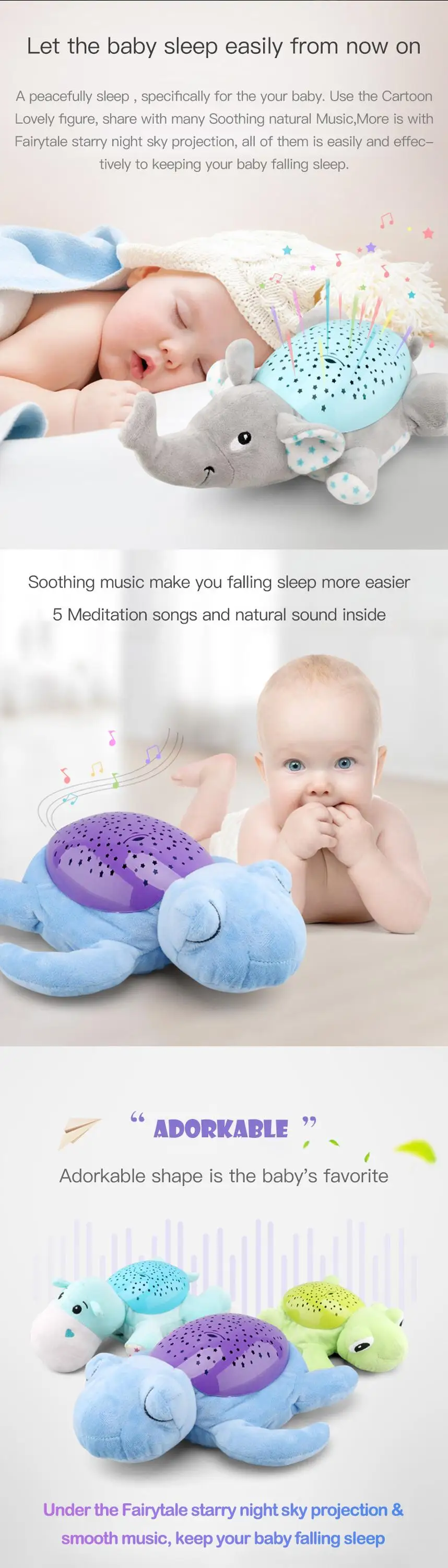 baby night lamp with music