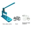 Heart shape 53x57.5mm China high quality pin button badge making kit