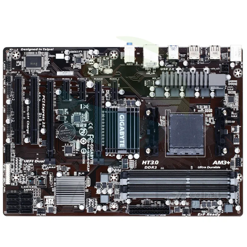 

Original motherboard 970 GA-970A-DS3P Socket AM3/AM3+ DDR3 970A-DS3P boards 32GB 970 Desktop mainboard PC