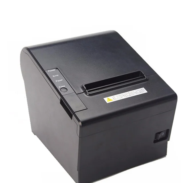 

New Arrival USB and Ethernet 80mm Thermal POS Receipt Printers, Black color