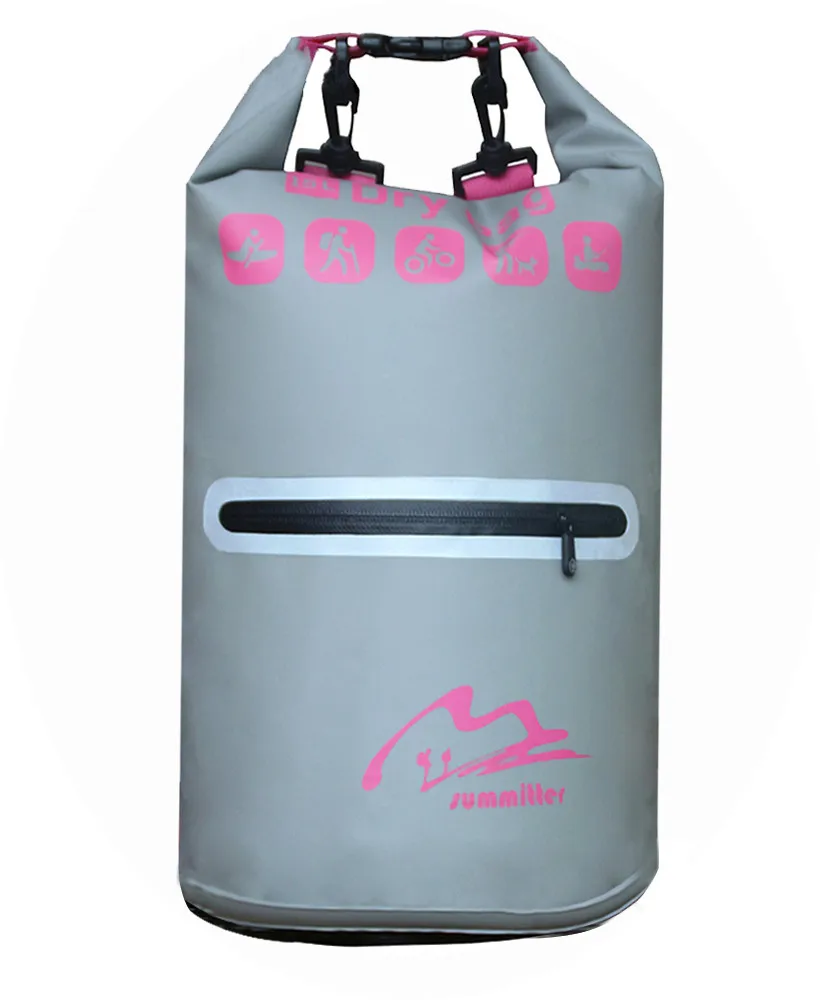 

10L custom logo Waterproof bag with 2 shoulder straps