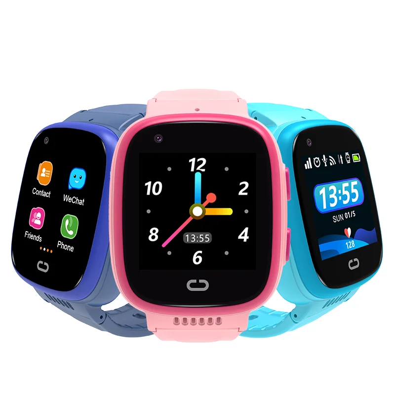 

4G Kids Smart Watch LT08 With Waterproof Video Call Camera 2G 3G 4G 5G Nano Sim card WIFI LBS SOS Children GPS Smartwatch LT08