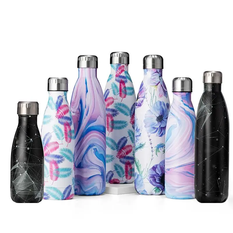 

Double Walled Stainless Steel Sport Custom Insulated Vacuum Flask Hot Drink Water Bottle, Customized