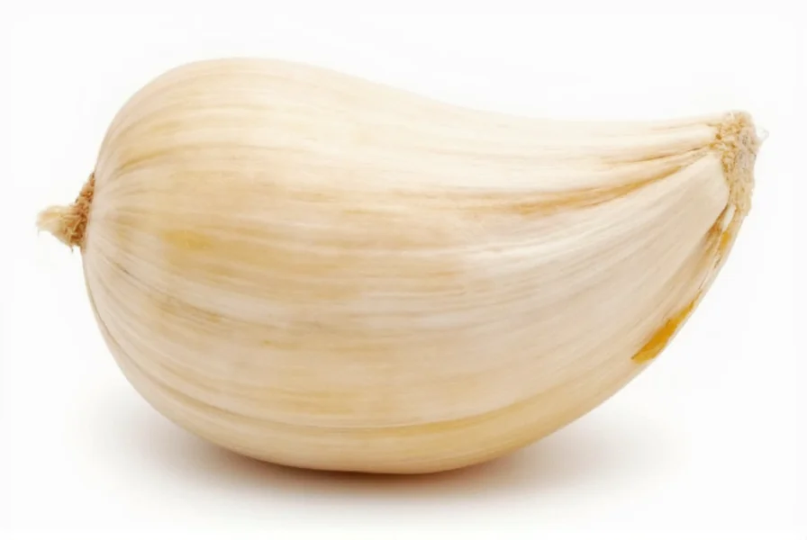 Garlic nutrition facts on digital scale