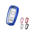 2019 Hot-Selling Car Key Cover Soft Transparent 3 Button TPU+PC 2-in1 Car Key Case for Geely Auto