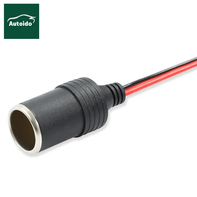 

Car Charger Power Cigarette Lighter Female Socket Cable Plug Adapter