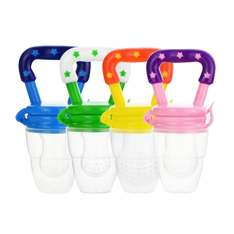 
Dummy Approved Silicone Baby Fresh Fruit Feeder Baby Pacifier Food Feeder with Silicone Pouches 