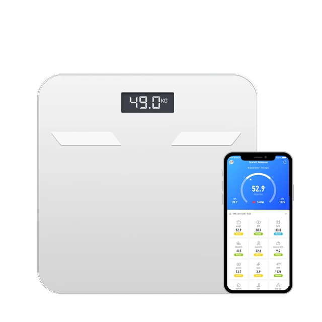 

Free app Leaone google play180kg Glass Bluetooth Body Fat Weighing Scale yiwu body scales weiging scale body