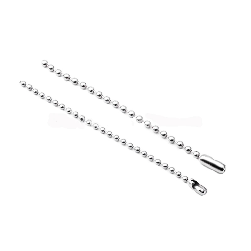 

Silver Stainless Steel Ball Chain Necklace,Beads Chain Necklace,Beaded chain Roll Roller Ball Choker Chain Necklace