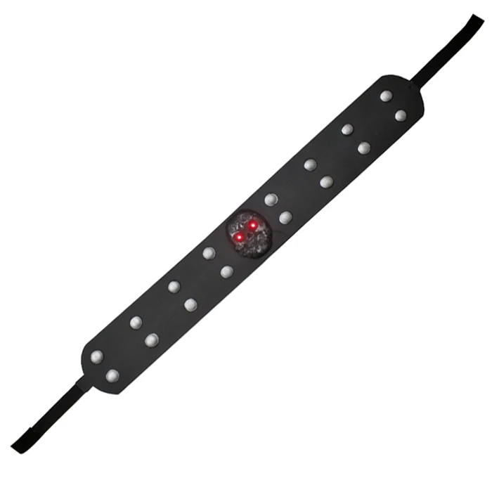 2020 NEW arrival customized logo silicone led flashing belt led light up belt for party show halloween accessories