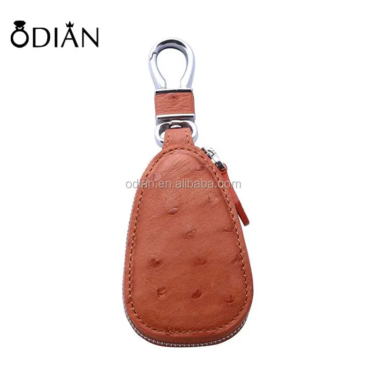 Car Key Fob Case Key Wallet Bag Genuine Crocodile And Alligator Leather Car Key Holder Zipper
