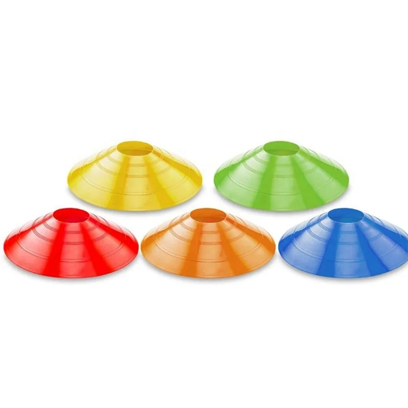 

Pro Disc Cones Durable Training Cone for Agility Soccer Training Football Field Marker Cones, Mixed color