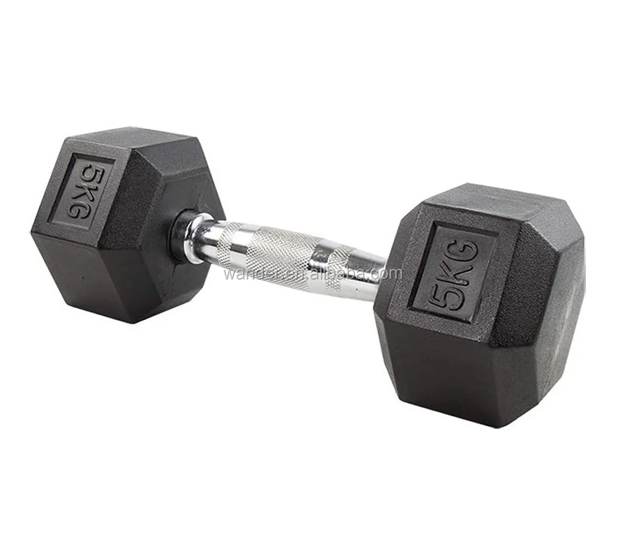 

Wholesale Competitive Price Black Rubber Hex Dumbbell Set