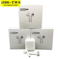 

White Mini Bluetooth 5.0 Earphones Sport Wireless In Ear Headphone Dual Side Call TWS i100 i12 Wireless Earbuds 2020 i500