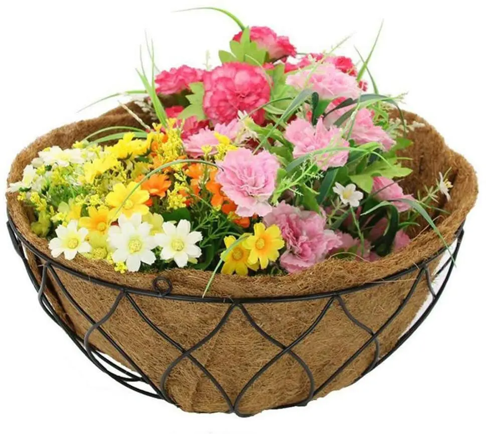 

Coco Liner for Round Baskets Garden Containers, 12-Inch, Brown
