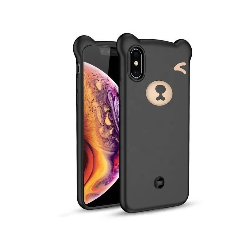 

2020 new products Shock Proof Tpu silicone cute Case For Iphone xs Case, Multi-color, can be customized