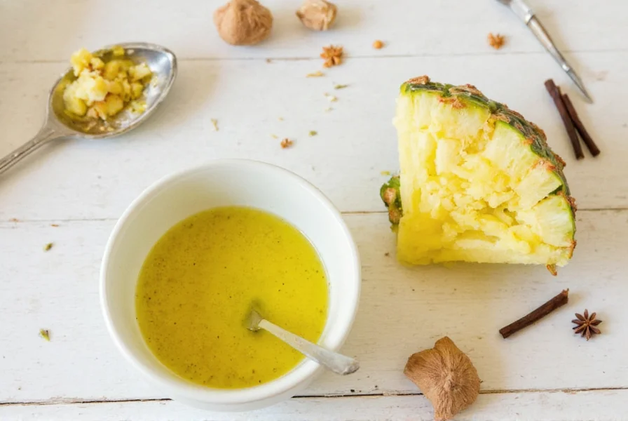 Comparison of pineapple vinaigrette products