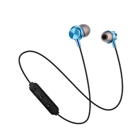 

Classic Magnetic Neckband Style Stereo Sport Wireless Bluetooth Earphone wired with mic ,Mixed 4 Colors