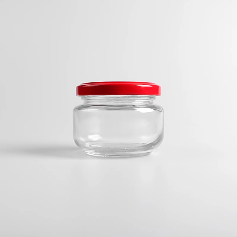 120ml 4oz  disposable baby kids food packaging jar fresh seal container safe jars with metal lug lid