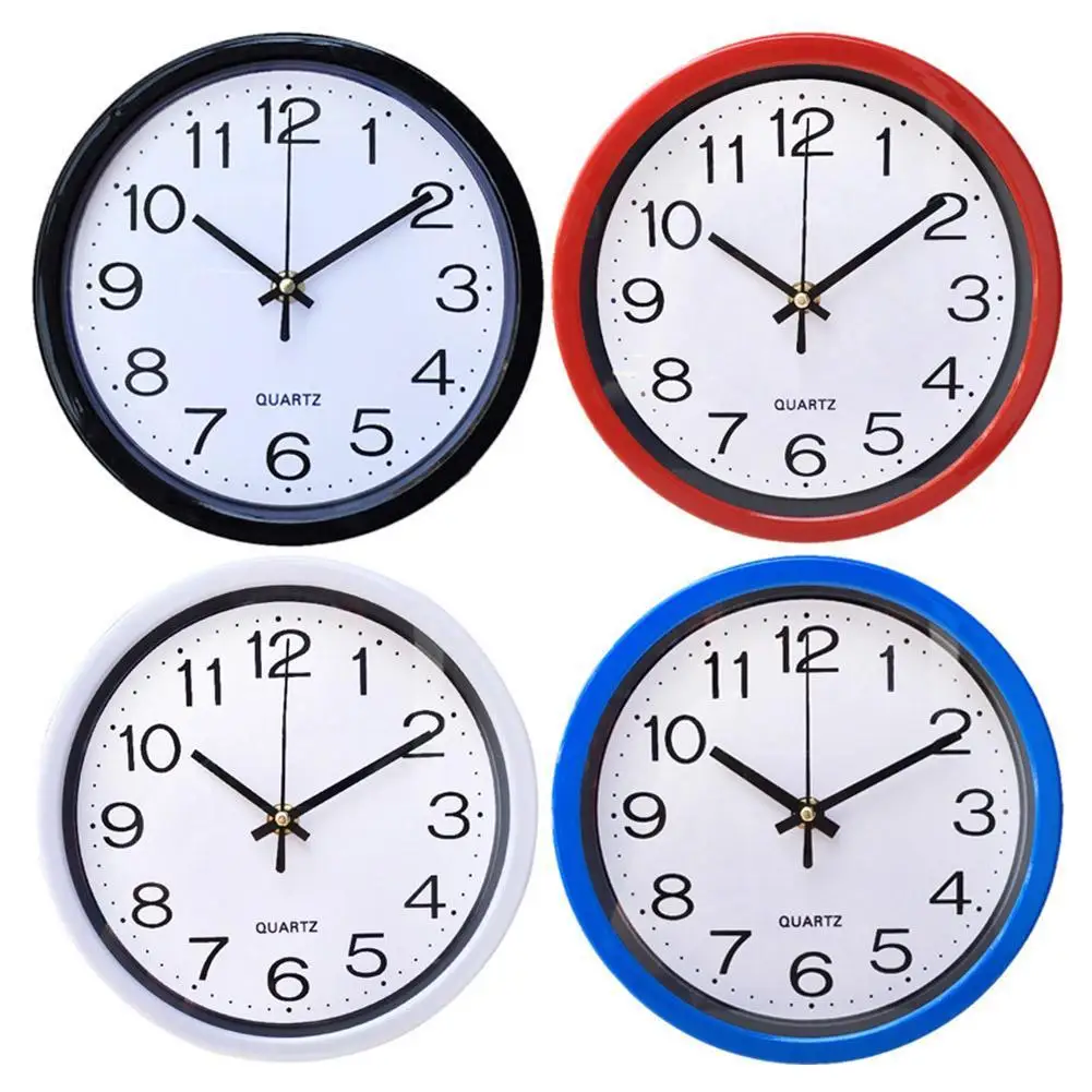 

Fashion Simplicity Round Wall Clock Quartz Silent Sweep Kitchen Clocks Decor For Living Movement Home Fits Bedroom Room Off Z3L6