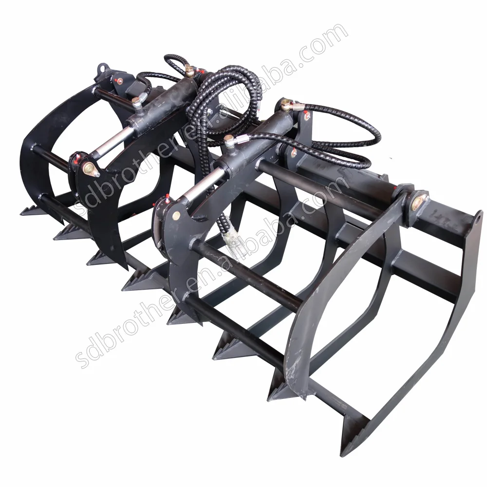 Skid Steer Root Grapple Bucket Attachment Buy Root Grapple Bucket