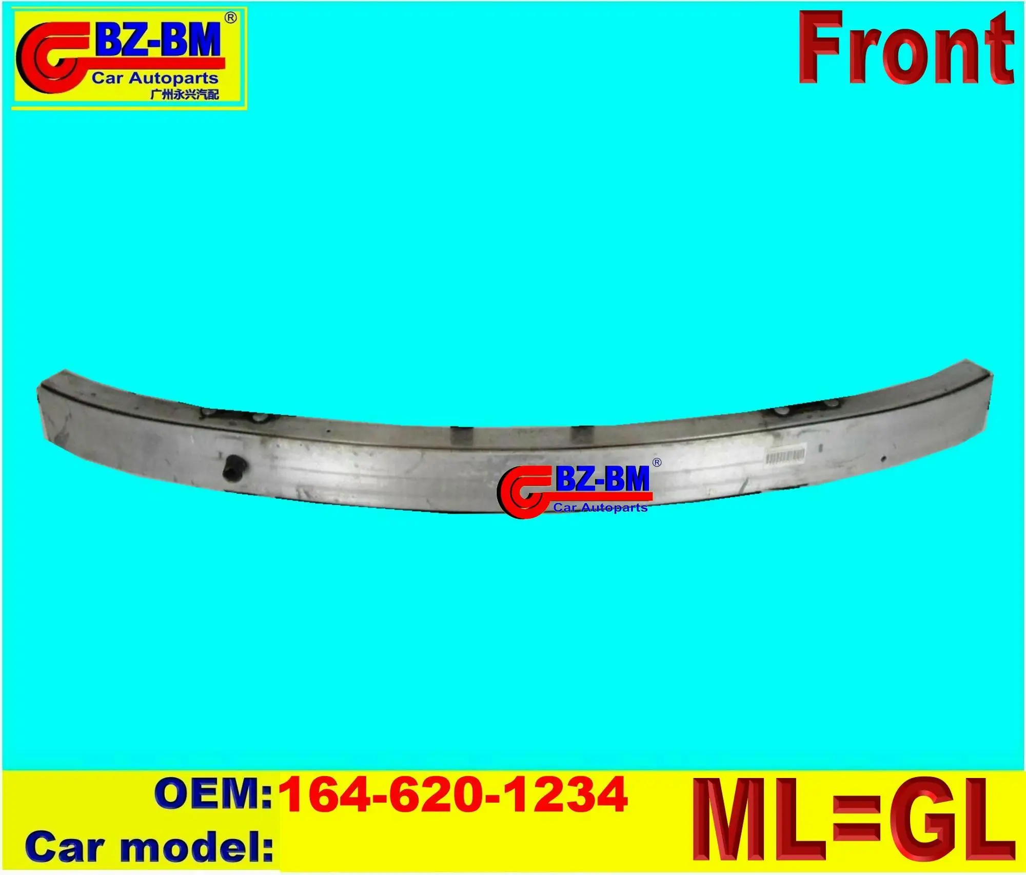 Hood Fender Front Bumper Reinforcer Bar For Bmw Benz Headlight Bracket