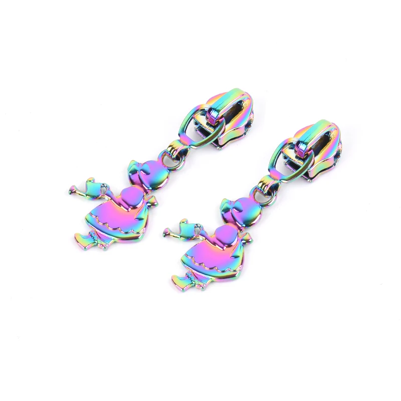 

Fashion Design Zipper Custom Nylon Rainbow Zipper Sliders